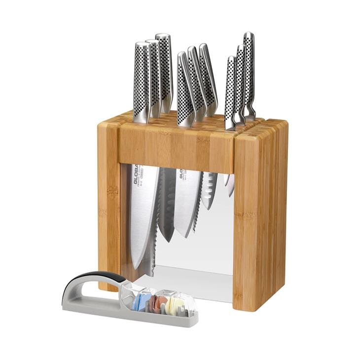 Global Ikasu Knife Block Set - 7 Piece – Cutlery and More